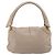 Borsa a mano Gancini in pelle beige e oro Auth BA10615 di Salvatore Ferragamo D'oro - vista 3