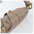 Borsa a mano Gancini in pelle beige e oro Auth BA10615 di Salvatore Ferragamo D'oro - vista 6