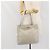PRADA Tote Bag aus Nylon und Leder in Grau Silber authentisch ti3737 Braun - Ansicht 23