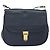 Borsa a Spalla Christian Dior in Pelle Blu Navy Oro Auth bs33272 D'oro - vista 2