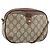 Borsa Sherry Line GG Supreme Web di GUCCI in PVC beige e oro 89 02 066 Auth BA10448 D'oro