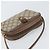 Borsa Sherry Line GG Supreme Web di GUCCI in PVC beige e oro 89 02 066 Auth BA10448 D'oro - vista 6