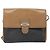 Christian Dior Borsa a spalla in tela a nido d'ape PVC nera e dorata Auth BA10438 Nero D'oro - vista 2