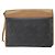 Christian Dior Borsa a spalla in tela a nido d'ape PVC nera e dorata Auth BA10438 Nero D'oro - vista 3