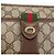 Borsa Sherry Line GG Supreme Web di GUCCI in PVC beige e oro 89 02 032 Auth BA10447 D'oro - vista 15