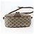 Borsa Sherry Line GG Supreme Web di GUCCI in PVC beige e oro 89 02 032 Auth BA10447 D'oro - vista 9