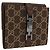 Portafoglio Jackie GG Canvas Gucci Marrone Argento 035 2773 2131 Auth am10798V