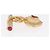 Ohrring Brosche Christian Dior aus Metall in Goldton Auth 169930V - Ansicht 5