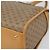 Gucci Borsa a mano Micro GG Supreme in PVC beige e oro 002 58 0219 Auth BA10396 D'oro - vista 10