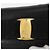 Borsa a Spalla Vara Ribbon in Pelle Salvatore Ferragamo Oro Nero Auth 171668 - vista 12