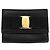 Borsa a Spalla Vara Ribbon in Pelle Salvatore Ferragamo Oro Nero Auth 171668 - vista 2