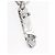 LOUIS VUITTON Porte Cres Skate Board Charm metallo Beige MP3135 LV Auth 168052M - vista 6