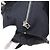FENDI Mamma Baguette Borsa Tote Nylon Nero Argento Auth 171610 - vista 21