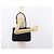 FENDI Mamma Baguette Borsa Tote Nylon Nero Argento Auth 171610 - vista 23
