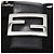 FENDI Mamma Baguette Borsa Tote Nylon Nero Argento Auth 171610 - vista 9