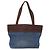 Borsa Tote CHANEL Denim Blu CC Auth BA10505 - vista 3