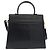 Borsa a mano in pelle Gancini Salvatore Ferragamo 2 in 1 Blu Navy Oro Auth 170776 - vista 3