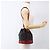 SAINT LAURENT Bolso de Hombro Cuero Negro Rojo Oro Auth 171068V Roja Dorado - vista 20