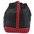 SAINT LAURENT Bolso de Hombro Cuero Negro Rojo Oro Auth 171068V Roja Dorado - vista 3