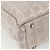CHANEL Nuova Borsa Tote da Viaggio Nylon Beige Argento CC Auth BA10644 - vista 13