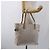 CHANEL Nuova Borsa Tote da Viaggio Nylon Beige Argento CC Auth BA10644 - vista 25