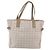 CHANEL Nuova Borsa Tote da Viaggio Nylon Beige Argento CC Auth BA10644 - vista 3