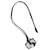 Hermès HERMES Okelley GM Necklace Leather Navy Auth 169915SAV Navy blue  - view 1