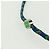 Bracciale dell'amicizia in ottone Louis Vuitton metallo blu M0967Z LV Auth 169944M - vista 3