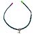 Bracciale dell'amicizia in ottone Louis Vuitton metallo blu M0967Z LV Auth 169944M - vista 6