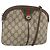 Borsa Sherry Line GG Supreme Web di GUCCI in PVC beige e oro 904 02 047 Auth 171964 D'oro