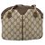 Borsa Sherry Line GG Supreme Web di GUCCI in PVC beige e oro 904 02 047 Auth 171964 D'oro - vista 3