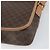 Céline Borsa a spalla circolare in tela Macadam CELINE in pelle PVC marrone oro Auth 169869 D'oro - vista 12