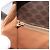 Céline Borsa a spalla circolare in tela Macadam CELINE in pelle PVC marrone oro Auth 169869 D'oro - vista 21