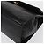Bolso de mano FENDI de cuero negro y dorado Auth 169891 - vista 15