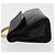 Bolso de mano FENDI de cuero negro y dorado Auth 169891 - vista 4