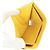 Balenciaga Portafoglio Puppy in pelle giallo argento Auth BA10560AV - vista 20