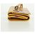 Balenciaga Portafoglio Puppy in pelle giallo argento Auth BA10560AV - vista 4
