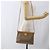 Gucci Borsa a spalla Micro GG Supreme in PVC Beige Oro Auth ti3673 D'oro - vista 19