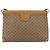 Gucci Borsa a spalla Micro GG Supreme in PVC Beige Oro Auth ti3673 D'oro - vista 3