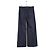 Nina Ricci Pantalones anchos de algodón azul - vista 2