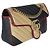 Borsa a Spalla Marmont Small Torchon in Pelle di Vitello Matelassé Nera e Beige Gucci Multicolore - vista 4
