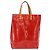 Borsa Reade Monogram Vernis PM di Louis Vuitton Rosso