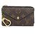 Visitenkartenetui Monogram Louis Vuitton Braun