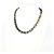 Collana Monogram Chain L M01190 Louis Vuitton Nero Argento D'oro - vista 4