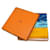 Grand Foulard en Coton Hermès Bleu Jaune  - vue 7