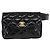 Chanel Vintage CC Flap Waist Patent Leather small Nero