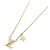 Collar de esmalte icónico LV Louis Vuitton Rosa Dorado