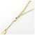 Collar de esmalte icónico LV Louis Vuitton Rosa Dorado - vista 4