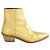 Valentine Gauthier Botas western doradas Dorado