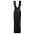 Autre Marque Schwarzes Maxi-Kleid Solace London